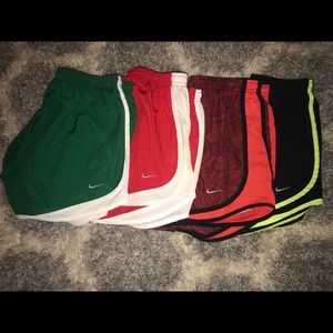 NIKE RUNNING SHORTS, variety of colors